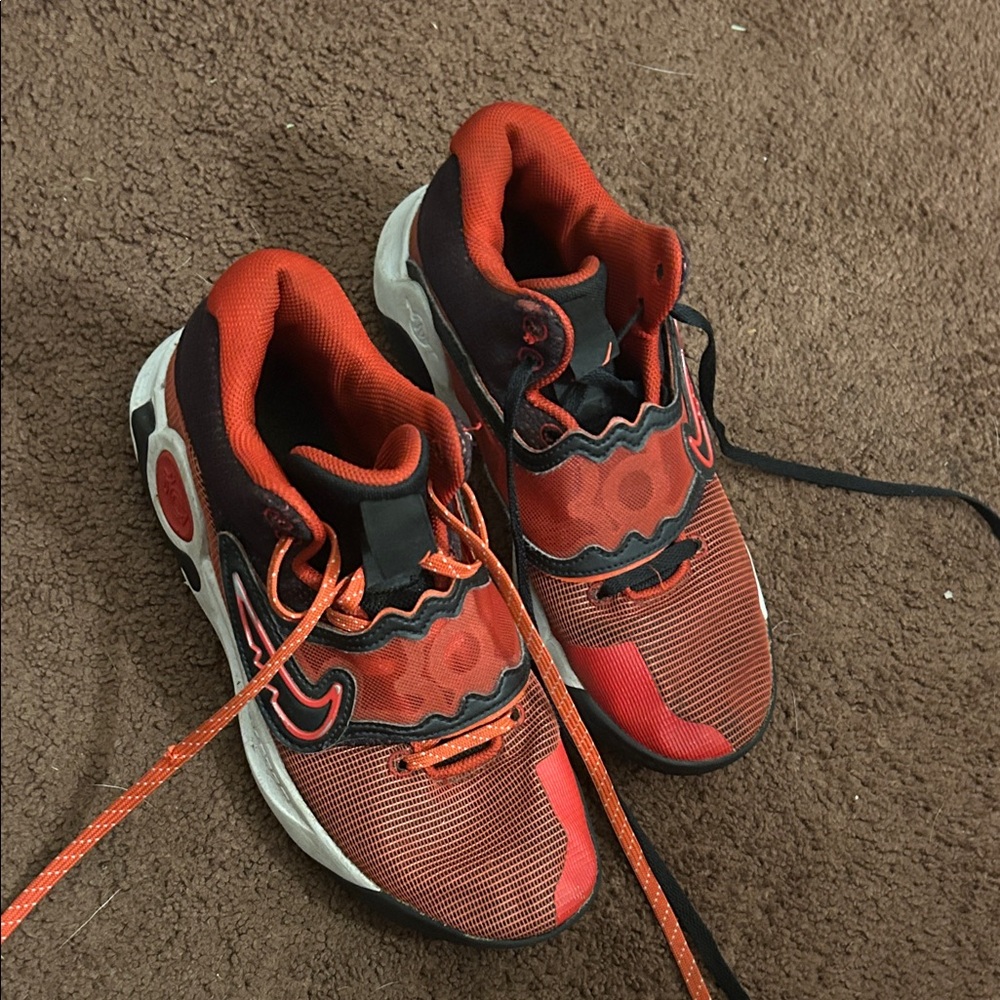Nike Red and Black Sneakers